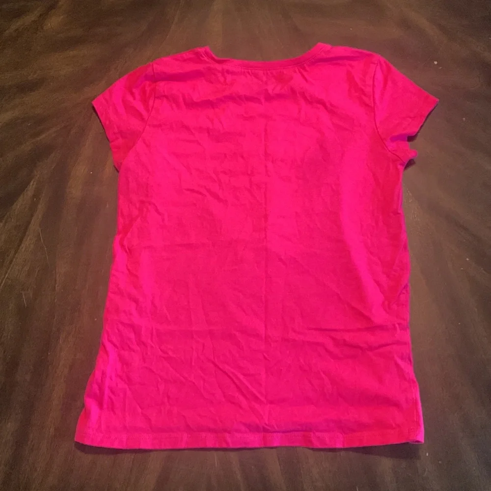 Children‎ Place Girls Large 10/12 Pink shirt (Words)